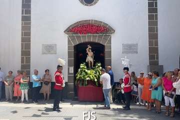 Telde rinde tributo a San Lorenzo en la capital grancanaria/Francisco Javier Santana.